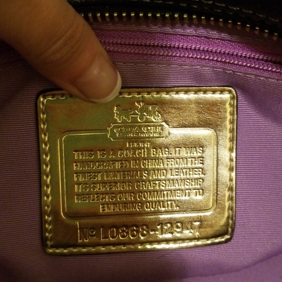 Coach small tote - Picture 4 of 5